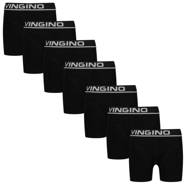Vingino winter ondergoed jongens - zwart - Boys-boxer-7pack
