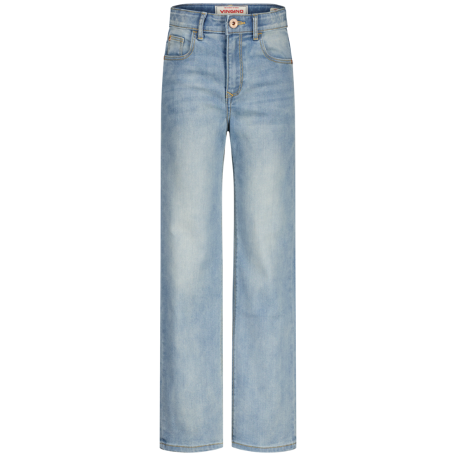Vingino winter jeansbroek meisjes - blauw - Giulia icon - wide leg fit