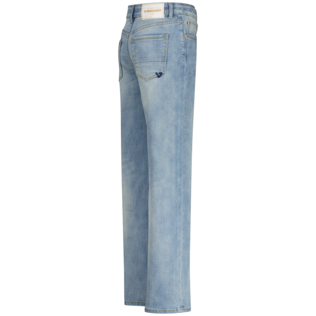 Vingino winter jeansbroek meisjes - blauw - Giulia icon - wide leg fit