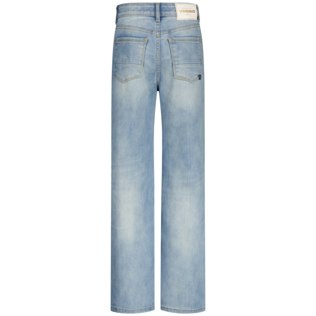 Vingino winter jeansbroek meisjes - blauw - Giulia icon - wide leg fit