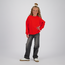Vingino winter jeansbroek meisjes - grijs - Giulia icon - wide leg fit