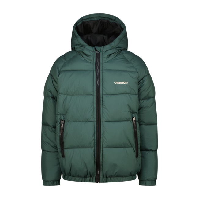 Vingino winter jas jongens - donker groen - Tado - regular fit