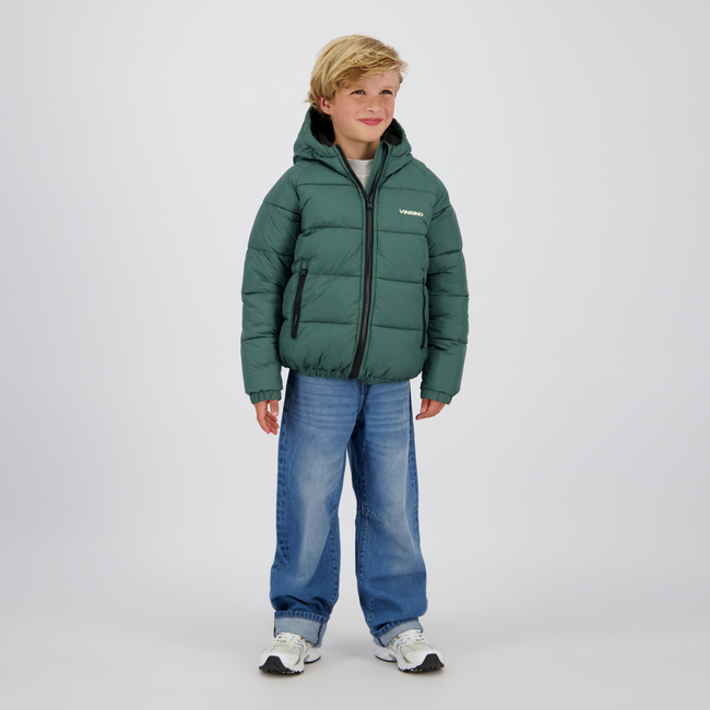 Vingino winter jas jongens - donker groen - Tado - regular fit