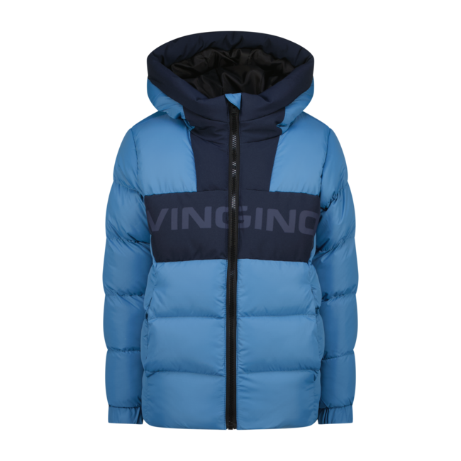 Vingino winter jas jongens - blauw - Tazol - kort