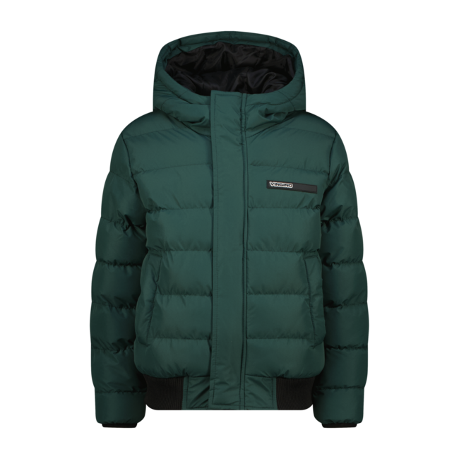 Vingino winter jas jongens - donker groen - Tafreo - capuchon