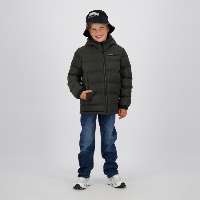 Vingino winter jas jongens - grijs - Tisal - kort