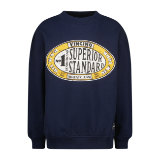Vingino winter sweater jongens - donker blauw - Noar - oversized fit
