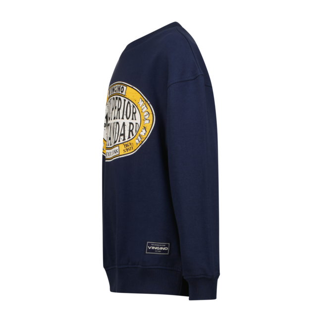 Vingino winter sweater jongens - donker blauw - Noar - oversized fit