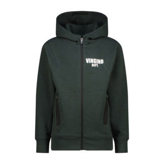 Vingino winter vest jongens - donker groen - Oley - classic