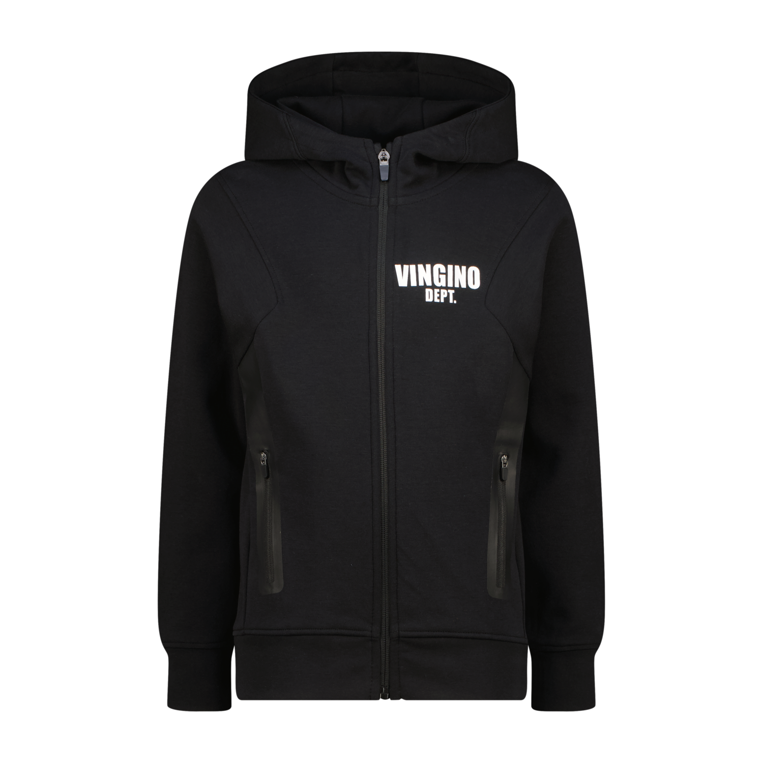 Vingino winter vest jongens - zwart - Oley - classic