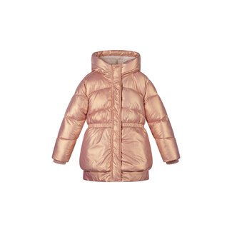 Le Chic winter winterjas meisjes - rood - Billie - folie, stippen