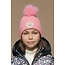 Le Chic winter muts & sjaal set meisjes - roze - Rosa & Reya