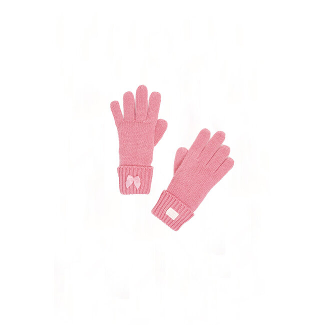 Le Chic winter handschoenen meisjes - roze - Rowrow - gebeid