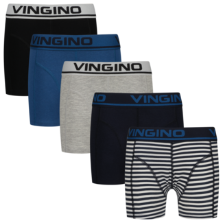 Vingino winter ondergoed jongens - blauw - Boys-boxer-5pack