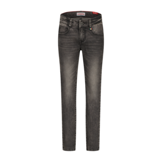 Vingino winter jeansbroek jongens - donker grijs - Aron - skinny fit