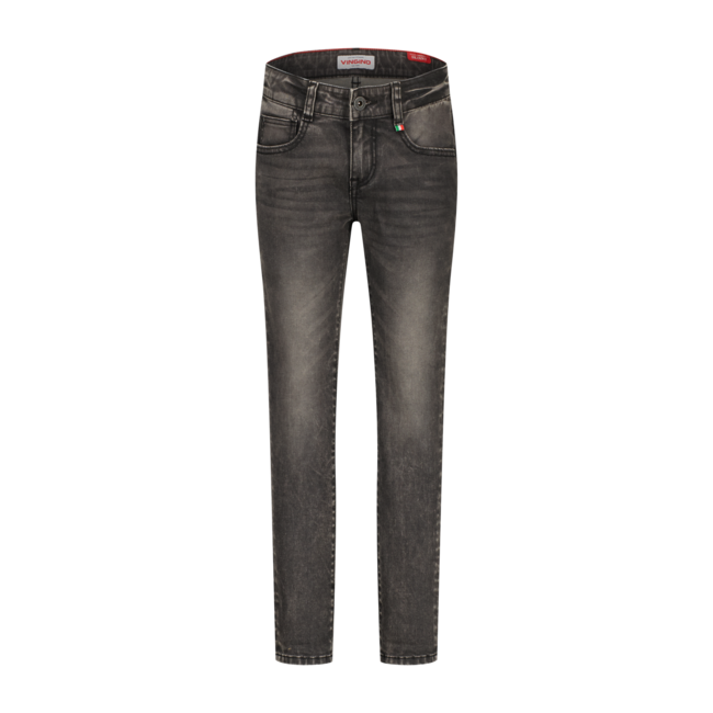Vingino winter jeansbroek jongens - donker grijs - Aron - skinny fit