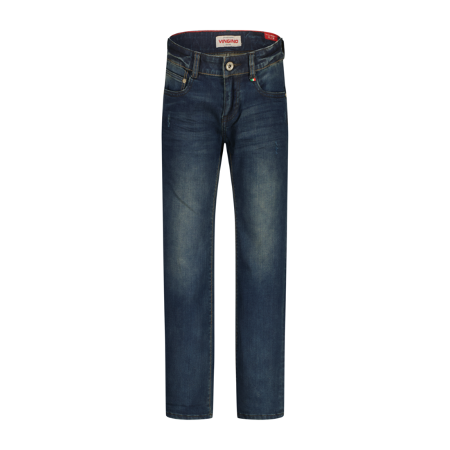 Vingino winter jeansbroek jongens - blauw - Dante - slim fit