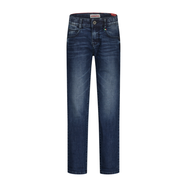 Vingino winter jeansbroek jongens - blauw - Paolo - straight fit