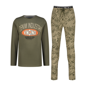 Vingino winter pyjama jongens - groen - Walmo - comfort fit