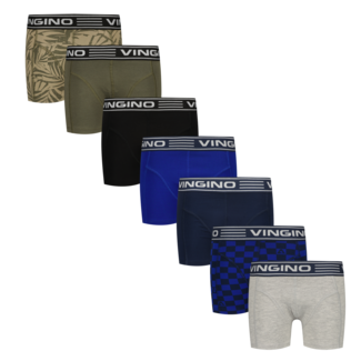 Vingino winter ondergoed jongens - zwart - 7pack - classic boxer