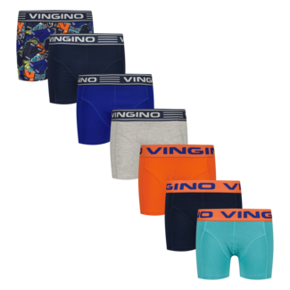 Vingino winter ondergoed jongens - donker blauw - Week 7-pack - classic boxer
