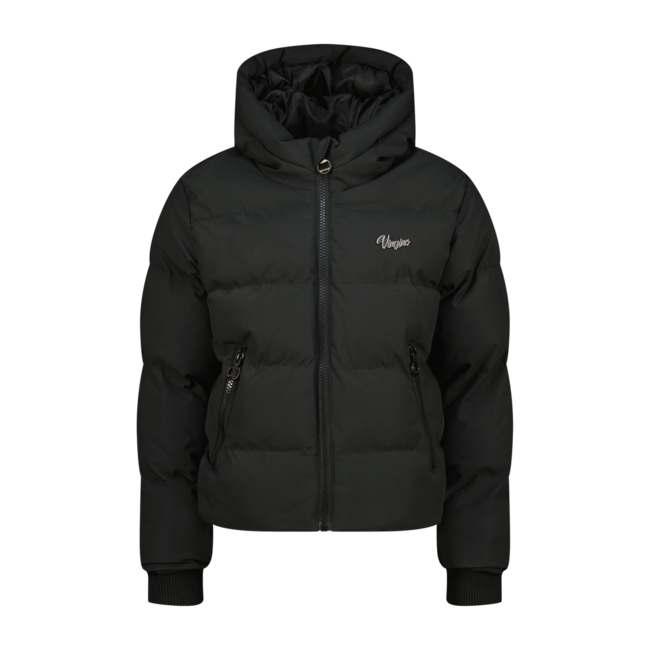 Vingino winter jas meisjes - zwart - Tezia - capuchon