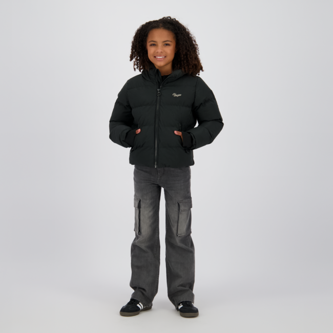 Vingino winter jas meisjes - zwart - Tezia - capuchon