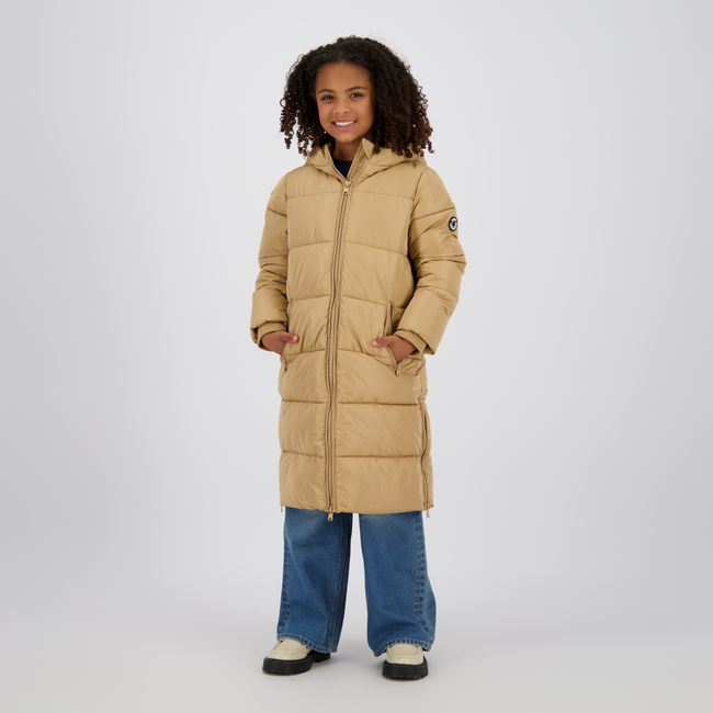 Vingino winter jas meisjes - zand - Taire - lang