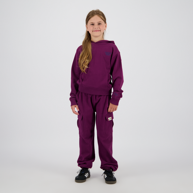 Vingino winter broek meisjes - paars - Basic sweat cargo - comfort fit