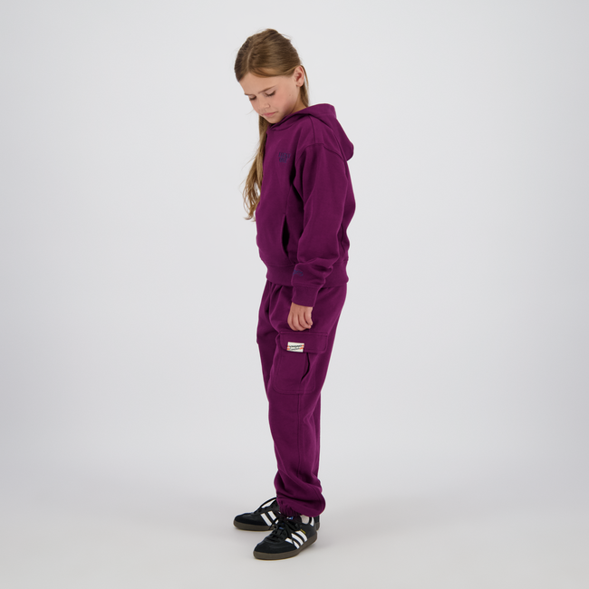 Vingino winter broek meisjes - paars - Basic sweat cargo - comfort fit