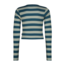 Vingino winter top meisjes - groen - Basic crop top - rib, strepen