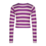 Vingino winter top meisjes - paars - Basic crop top - rib, strepen