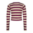 Vingino winter top meisjes - paars - Basic crop top - rib, strepen