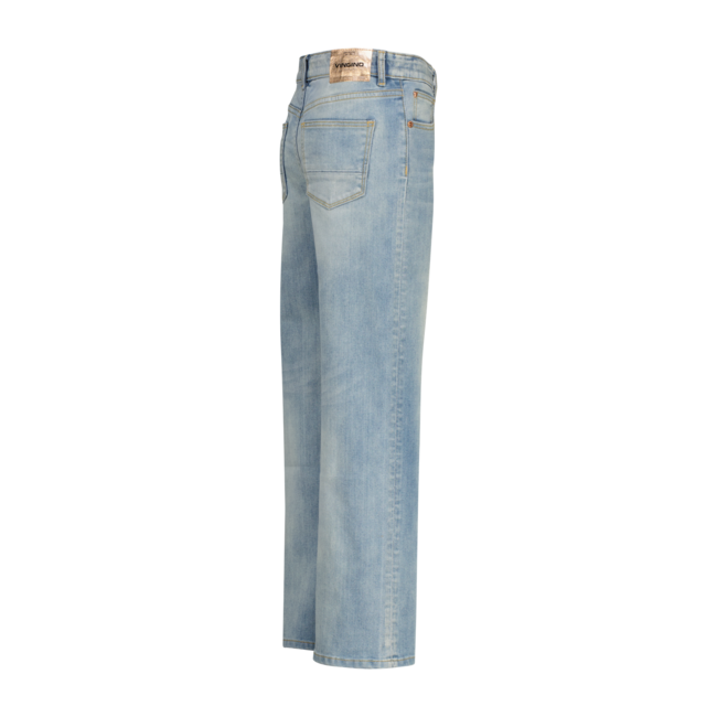 Vingino winter jeansbroek meisjes - blauw - Coco - wide leg fit