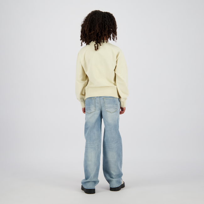 Vingino winter jeansbroek meisjes - blauw - Coco - wide leg fit