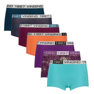 Vingino winter ondergoed meisjes - blauw - 7 pack hipster - comfort fit
