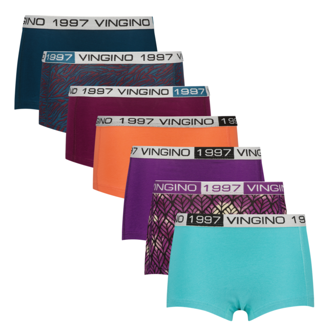 Vingino winter ondergoed meisjes - blauw - 7 pack hipster - comfort fit