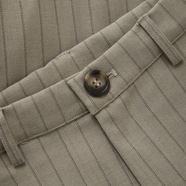 Indian Blue Jeans Winter broek meisjes - zand - wide leg/krijtstreep