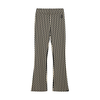 Indian Blue Jeans Winter flare broek meisjes - zwart - zigzag