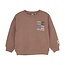 Daily7 winter sweater jongens - roze - oversized/print
