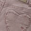 Daily7 winter jeansbroek meisjes - roze - mom fit/harten zak