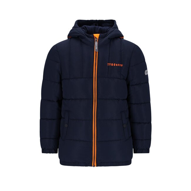 Tygo & Vito winter winterjas jongens - navy blauw - Jix