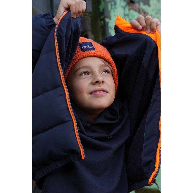 Tygo & Vito winter winterjas jongens - navy blauw - Jix