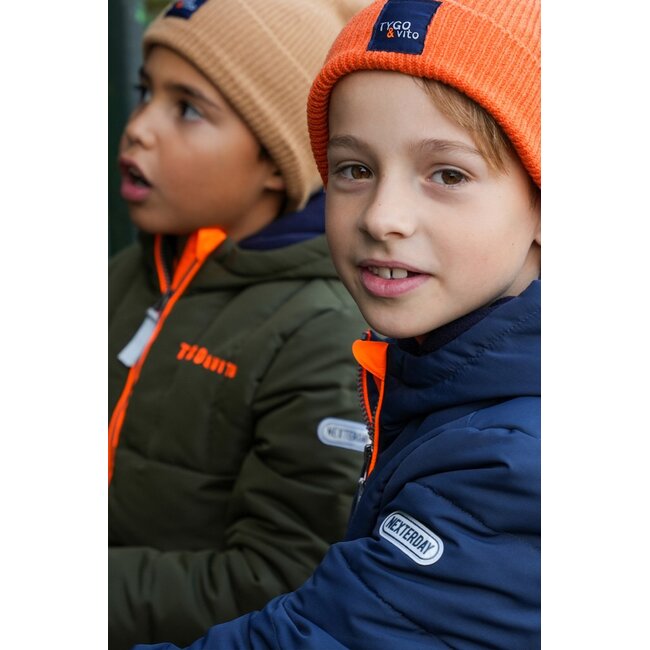 Tygo & Vito winter winterjas jongens - navy blauw - Jix