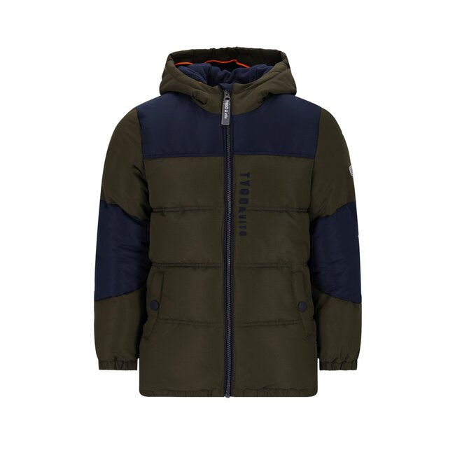 Tygo & Vito winter winterjas jongens - groen - Joe
