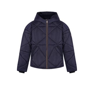NoBell winter winterjas meisjes - navy blauw - Buffer - kort, capuchon