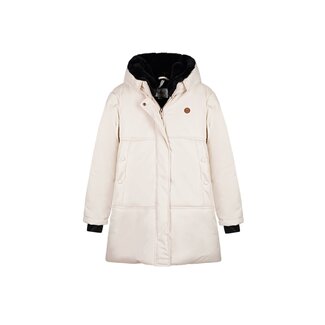 NoBell winter winterjas meisjes - beige - Belvine - lang, capuhon