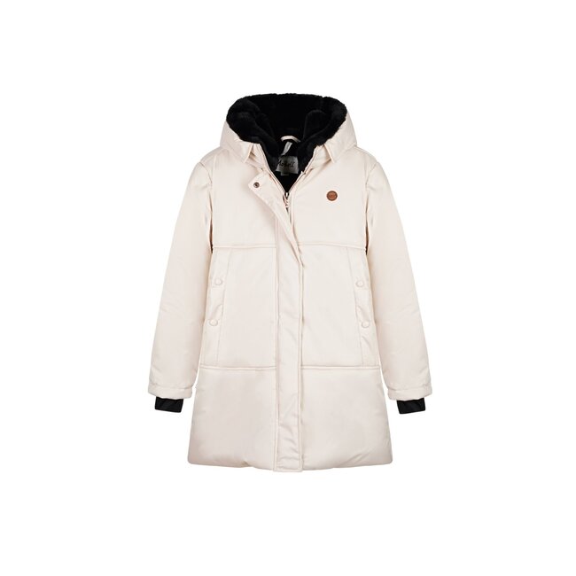 NoBell winter winterjas meisjes - beige - Belvine - lang, capuhon