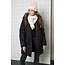 NoBell winter sjaal + muts set meisjes - beige - Ronja - gebreid