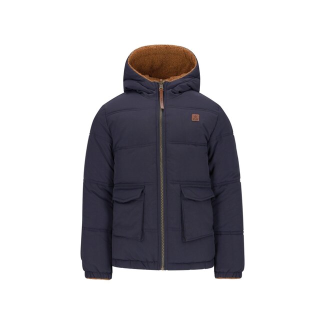 Like Flo winter winterjas jongens - navy blauw - Albon - omkeerbaar, capuchon